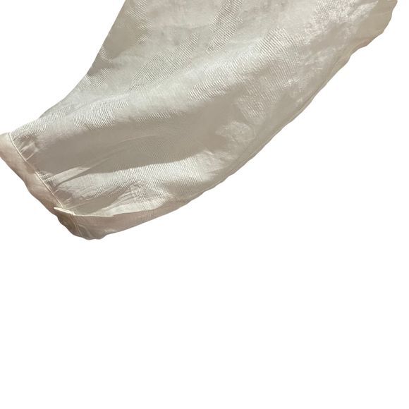 REBECCA MINKOFF Women's Small 3/4 Sleeves Modal Blend Top Blouse Cream Loose Fit - Picture 9 of 12